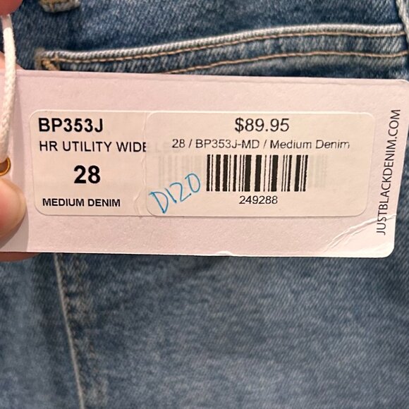 Just Black Medium Wash Utility Denim - Picture 7 of 13